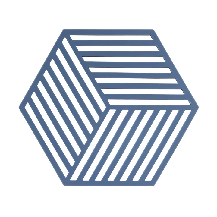 Der Hexagon Untersetzer von Zone Denmark, denim