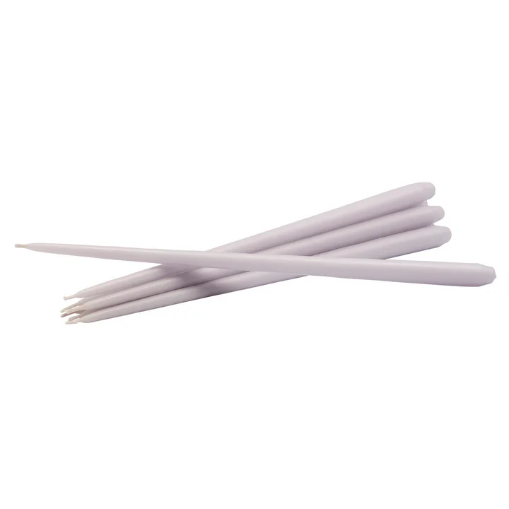 Kerzen by Ester & Erik (6er-Set) von Stoff Nagel in light lavender