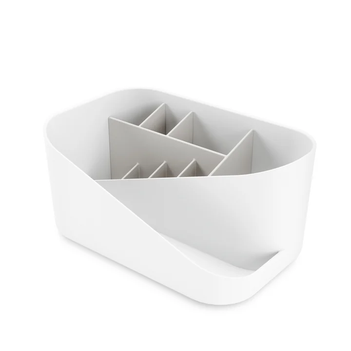 Glam Bad-Organizer für Kosmetik von Umbra in weiß / grau