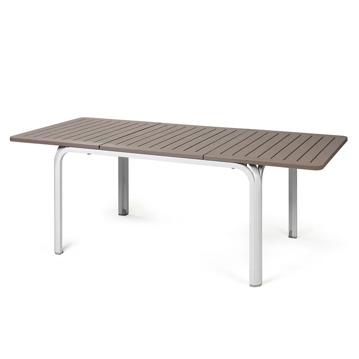 Der Alloro 140 Ausziehtisch von Nardi, tortora / bianco