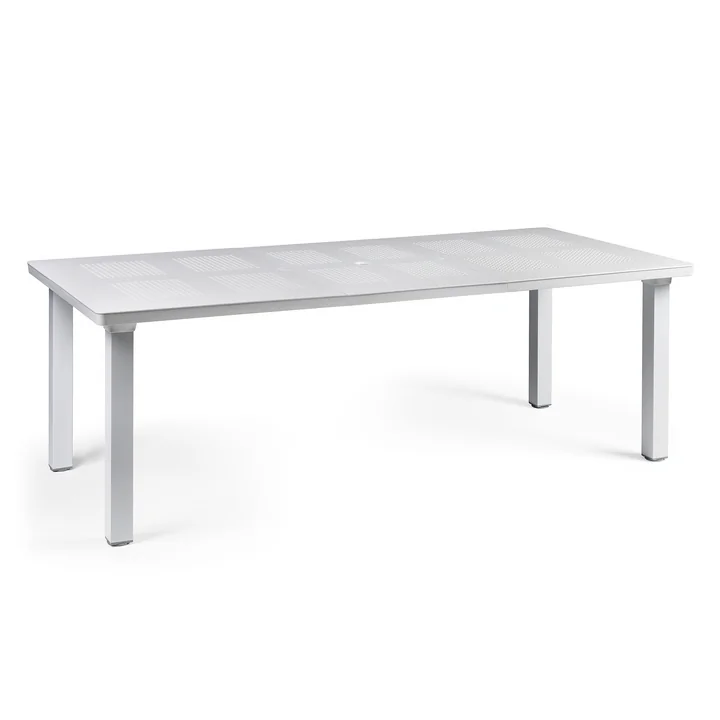 Der Levante Ausziehtisch von Nardi, 160 / 220 cm, bianco