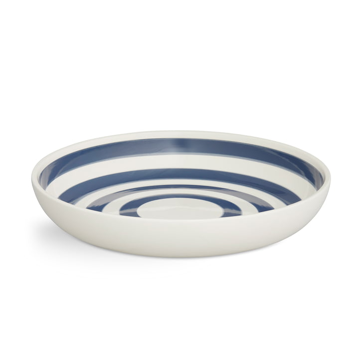 Omaggio Servierplatte Ø 30 cm von Kähler Design in blau / weiß