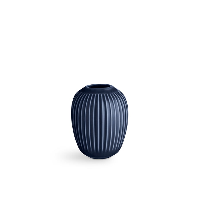 Hammershøi Vase H 10,5 cm von Kähler Design in indigo
