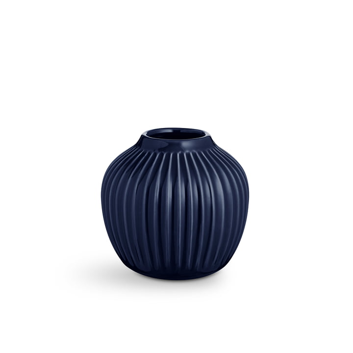 Hammershøi Vase H 13 cm von Kähler Design in indigo