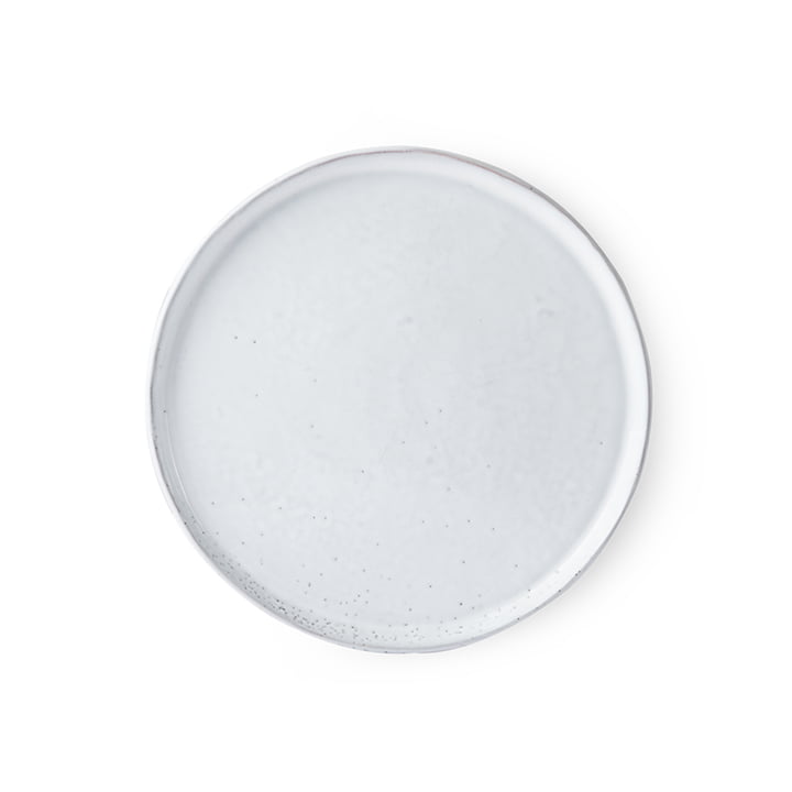 Der Bold & Basic Keramik Teller von HKliving, Ø 22 cm, weiß