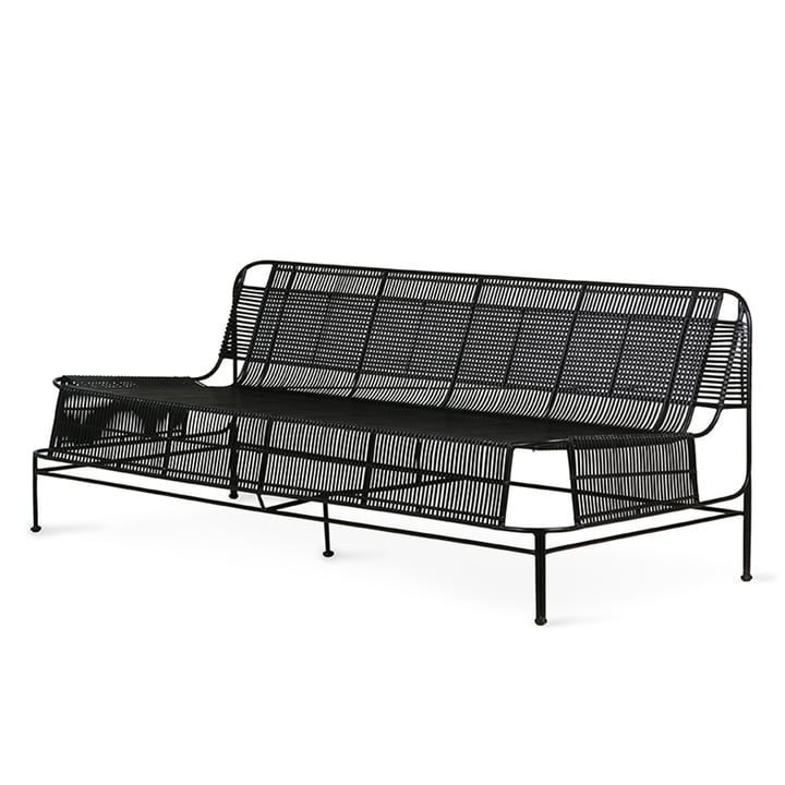 Das Outdoor Lounge Sofa von HKliving, schwarz