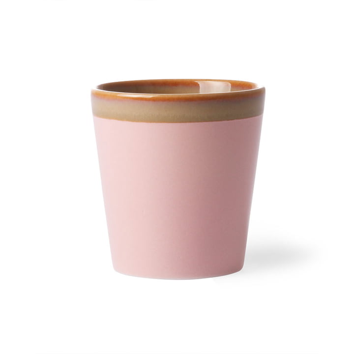 Der 70's Kaffeebecher von HKliving, pink