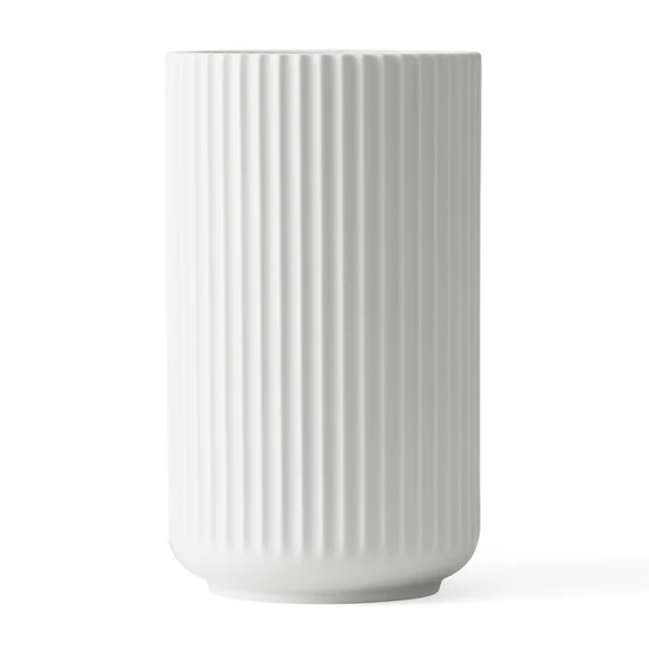 Lyngbyvase von Lyngby Porcelæn in weiß, H 31 cm