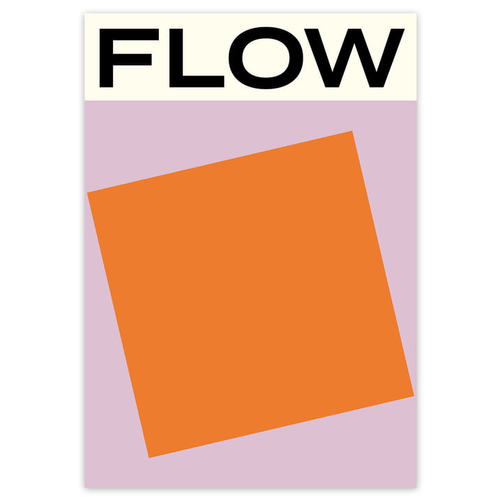 Das Flow Poster von artvoll ohne Rahmen