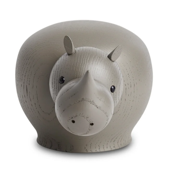 Woud - Rina Nashorn, Eiche taupe lackiert / medium