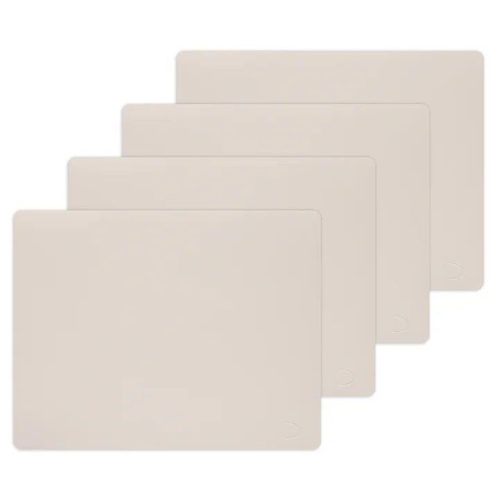 Tischset Square L 35 x 45 cm von Lind DNA in Nupo soft nude (4er-Set)