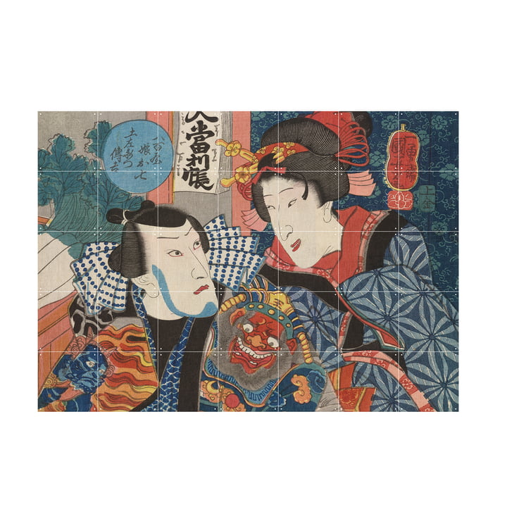 Bando Shuka von Utagawa Kuniyoshi als Wandbild von IXXI in der Größe 140 x 100 cm