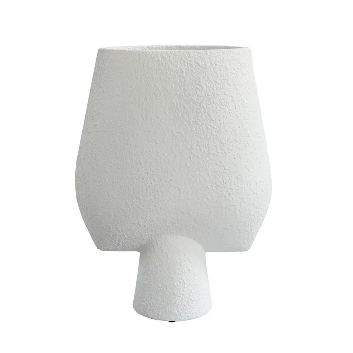 Sphere Vase Square large von 101 Copenhagen in Bubble White