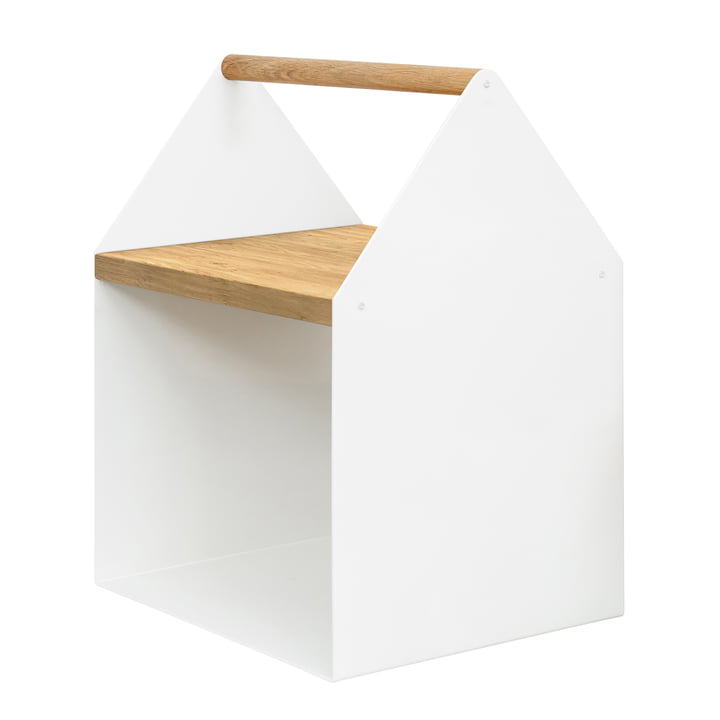 Tiny House Beistelltisch von yunic in weiß