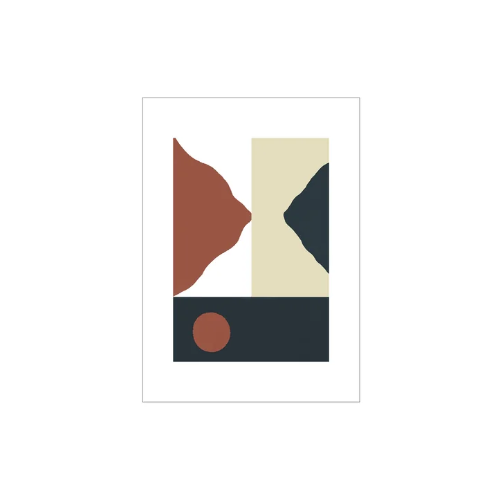 Das Big Sur Poster von Paper Collective, 30 x 40 cm