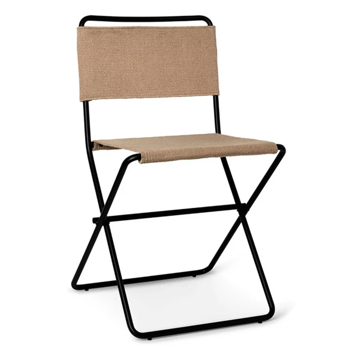 Desert Dining Chair von Ferm Living in sand / schwarz