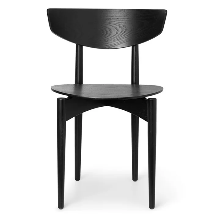 Herman Stuhl Holz von Ferm Living in Eiche schwarz