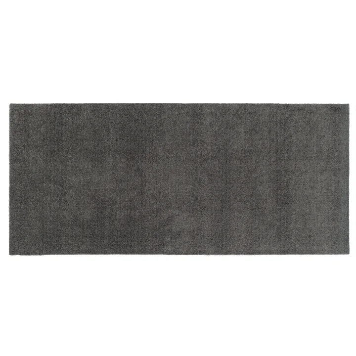 Unicolor Fußmatte 67 x 150 cm von tica copenhagen in stahlgrau