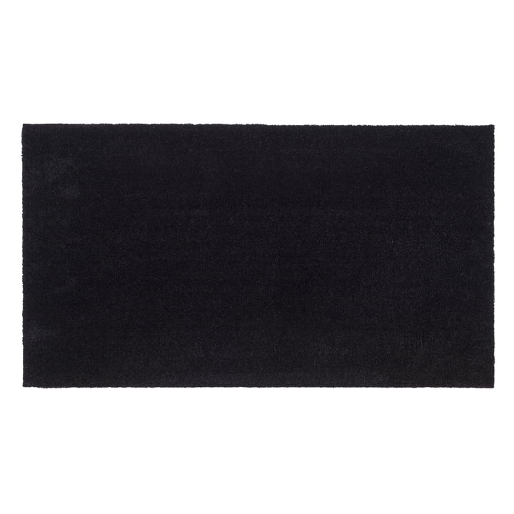 Die Fußmatte Unicolor schwarz von tica copenhagen