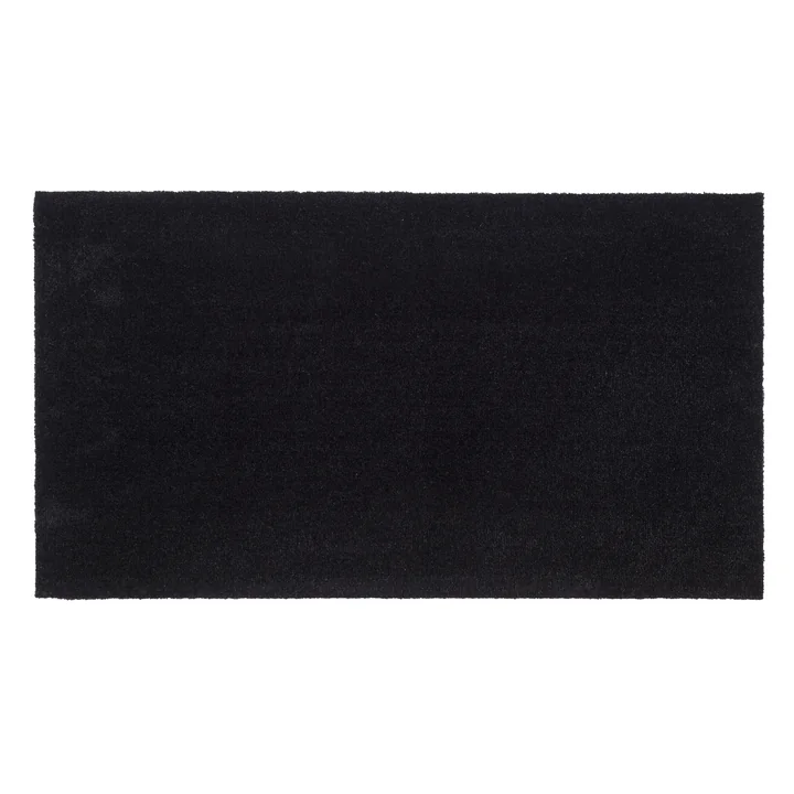 Die Fußmatte Unicolor schwarz von tica copenhagen