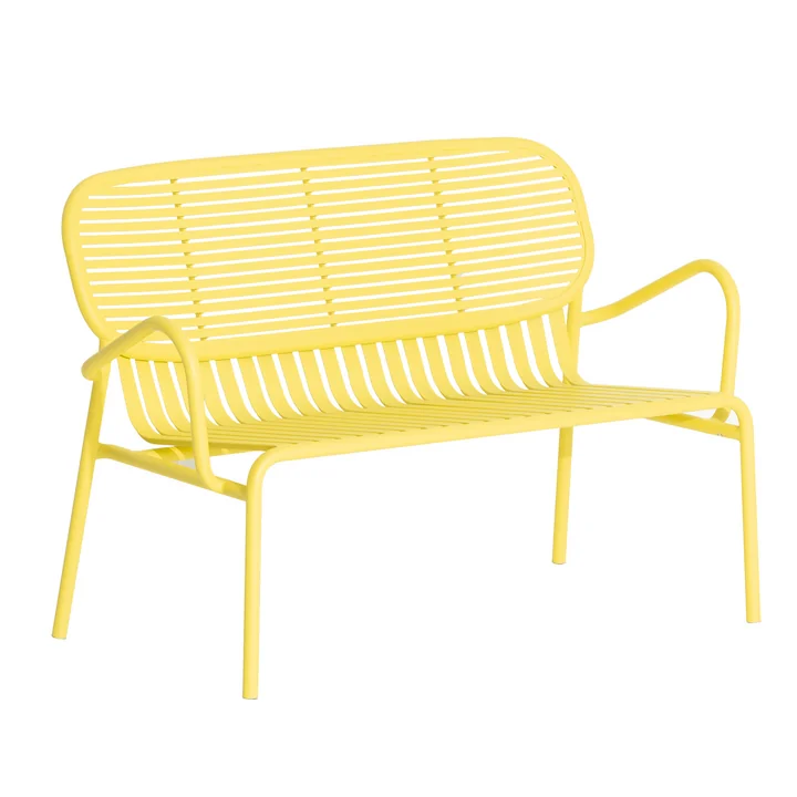 Das Week-End Sofa Outdoor von Petite Friture, gelb