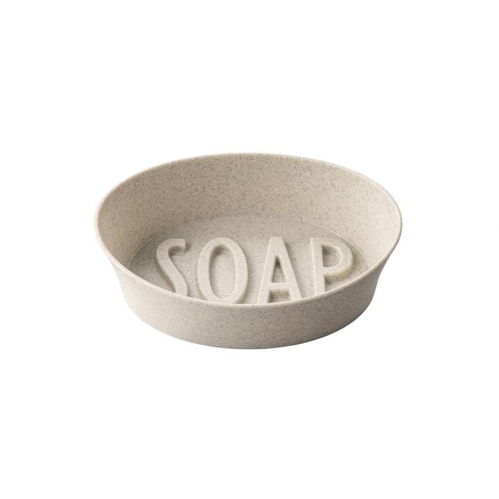 Soap Seifenschale (Recycelt) von Koziol in der Farbe desert sand
