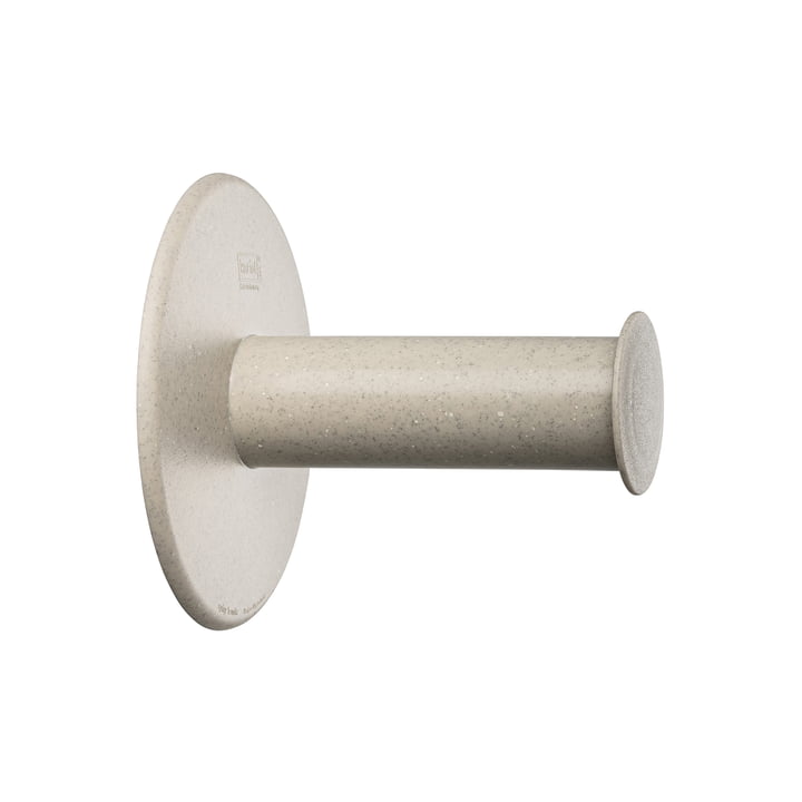 Plug'n Roll Toilettenpapierhalter (Recycelt) von Koziol in desert sand