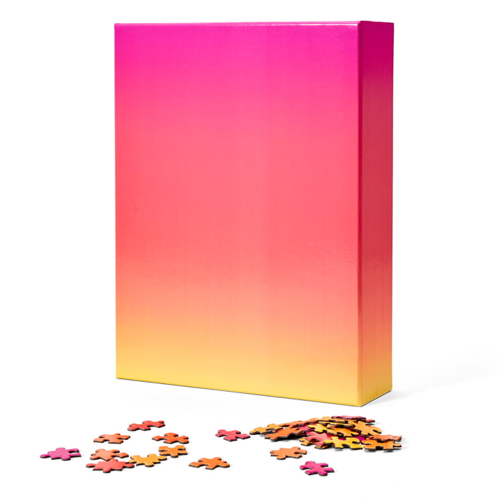 Farbverlauf Puzzle von Areaware in rosa (1000-tlg.)