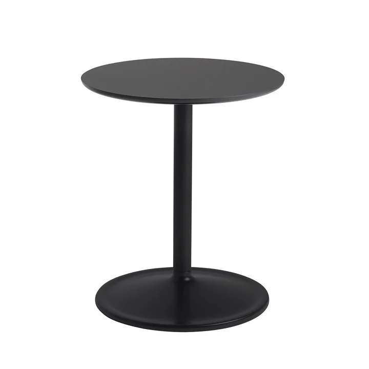  Soft Beistelltisch Ø 41 cm, H 48 cm von Muuto in schwarz