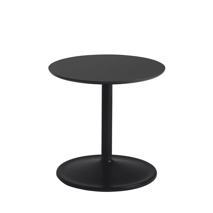Soft Beistelltisch Ø 41 cm, H 40 cm von Muuto in schwarz