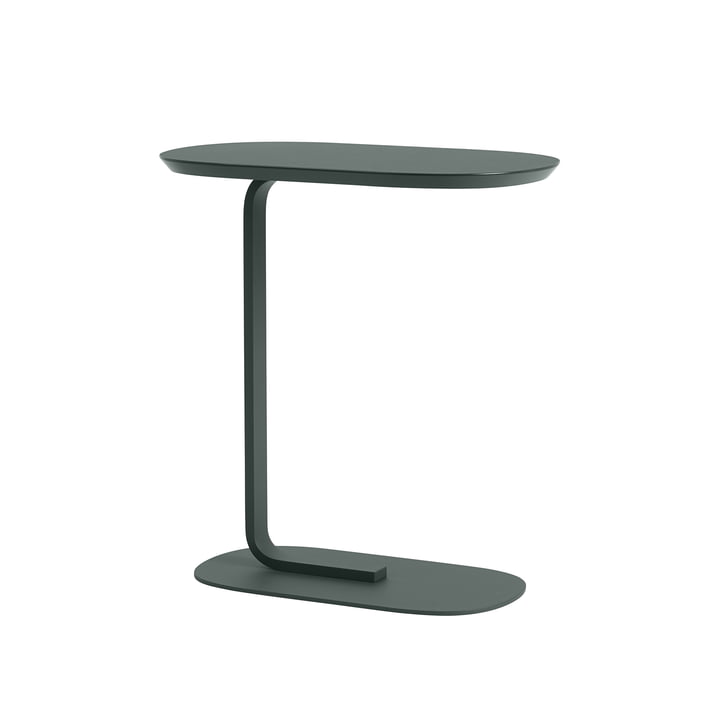 Relate Side Table H 60,5 cm von Muuto in dunkelgrün