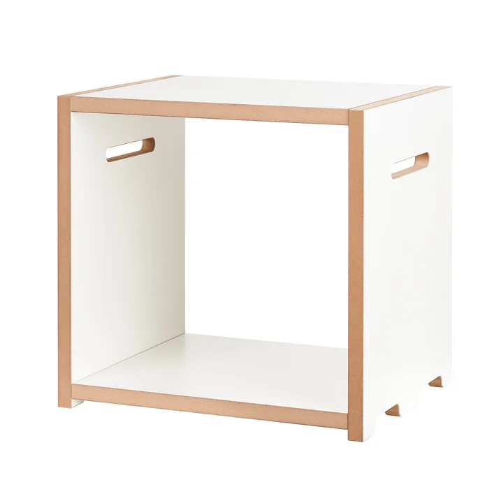 halbstark Regalsystem Grundmodul von Tojo in weiß