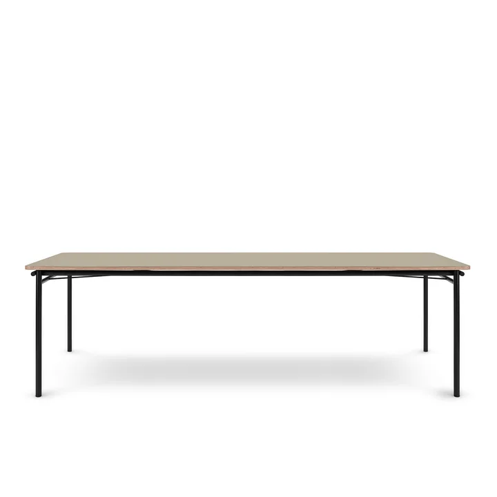 Der Taffel Esstisch (ausziehbar) von Eva Solo, 90 x 200-320 cm, pebble