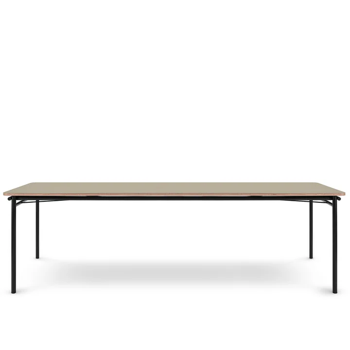 Der Taffel Esstisch (ausziehbar) von Eva Solo, 90 x 250-370 cm, pebble