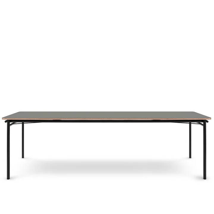 Der Taffel Esstisch (ausziehbar) von Eva Solo, 90 x 250-370 cm, ash