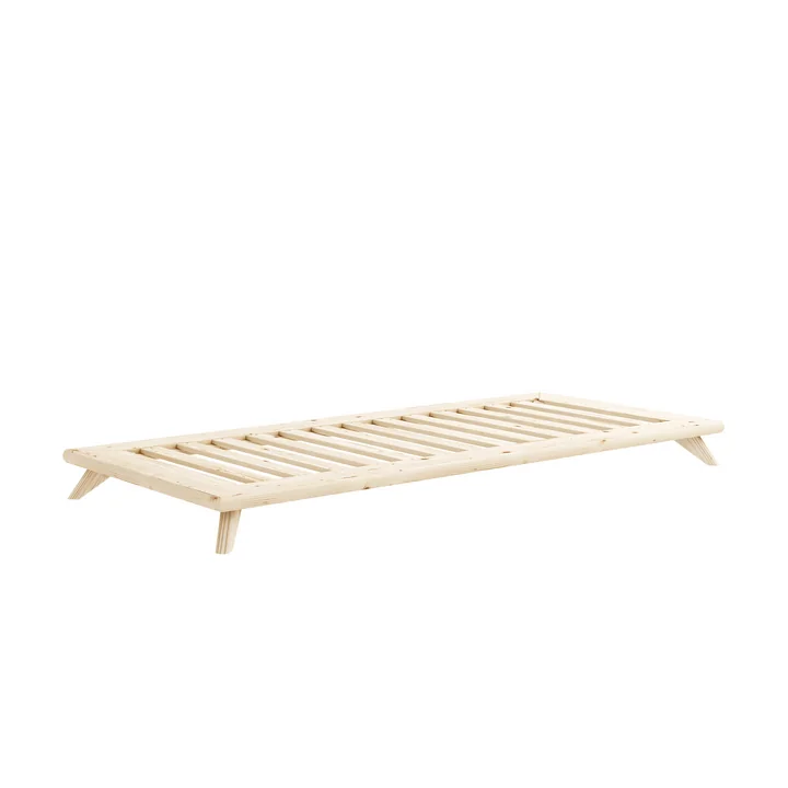 Senza Bett 90 x 200 cm von Karup Design in Kiefer natur