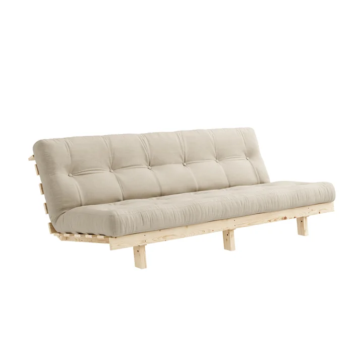Lean Schlafsofa von Karup in Kiefer natur / beige