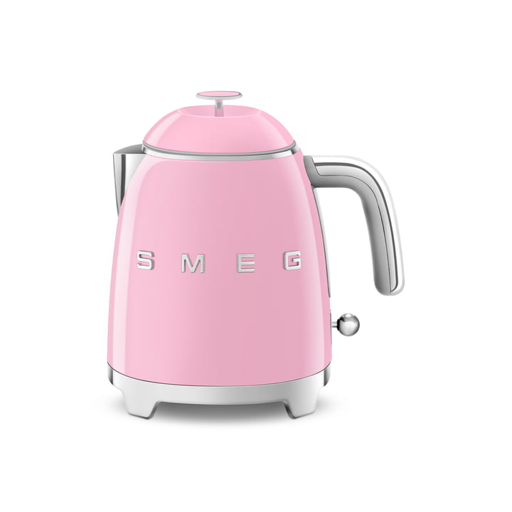 Mini-Wasserkocher KLF05 im 50's Retro Style von Smeg in cadillac pink