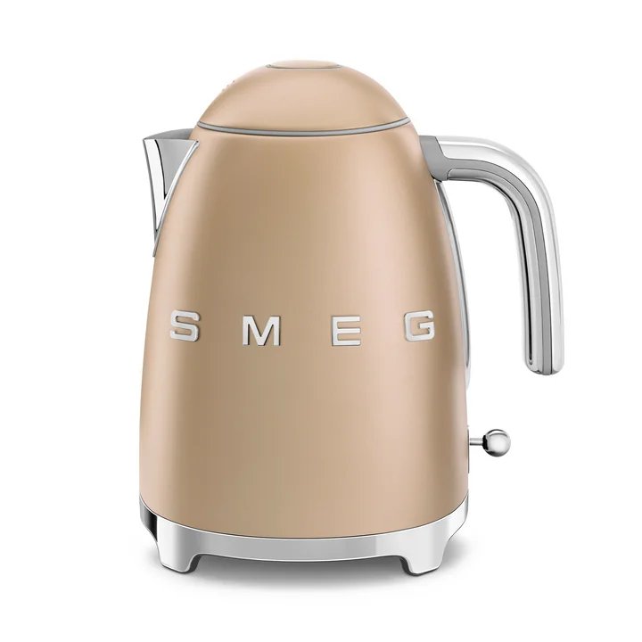 Wasserkocher 1,7 l (KLF03) von Smeg in matt champagner