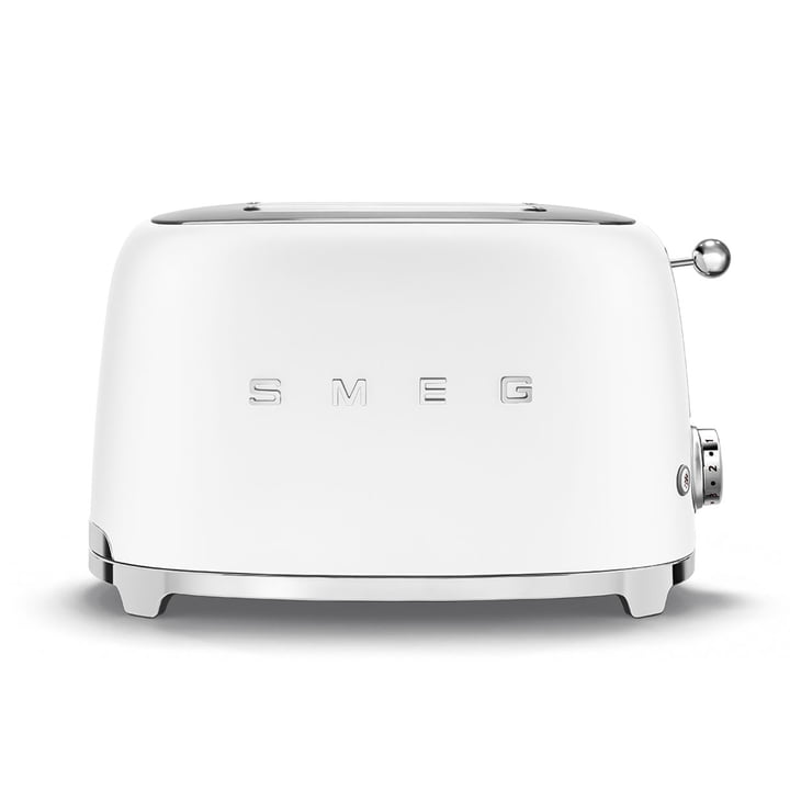 2-Scheiben Toaster TSF01 von Smeg in matt weiß