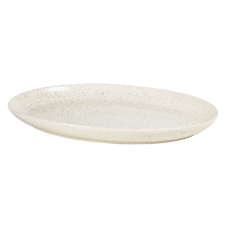 Nordic Vanilla Servierplatte, 35,5 x 26,5 cm von Broste Copenhagen