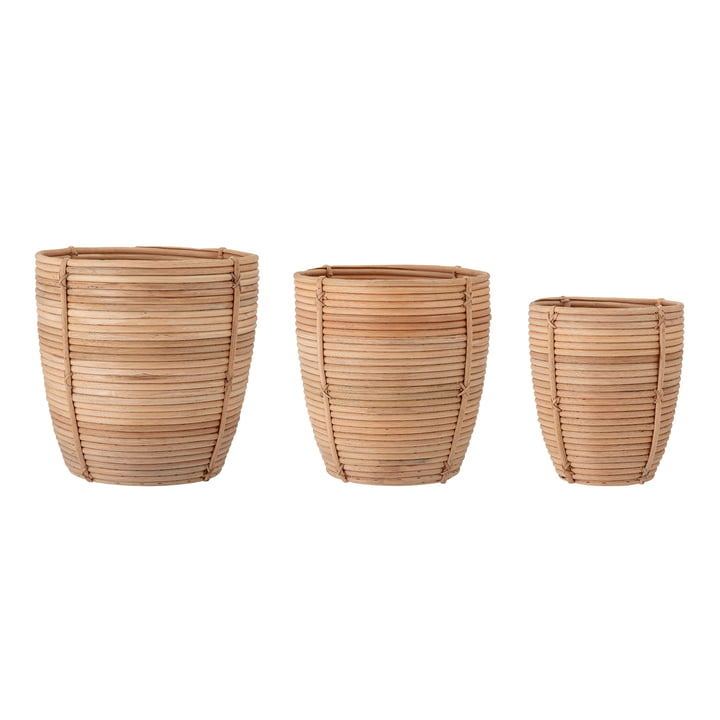 Karly Korb-Set, natur (3er-Set) von Bloomingville