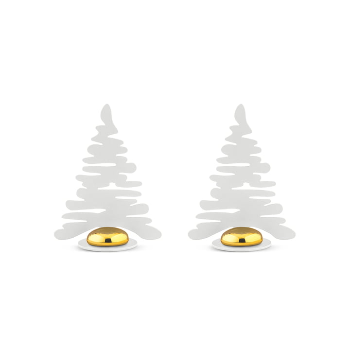 Bark for Christmas Tischkartenhalter (2er-Set) von Alessi in weiß