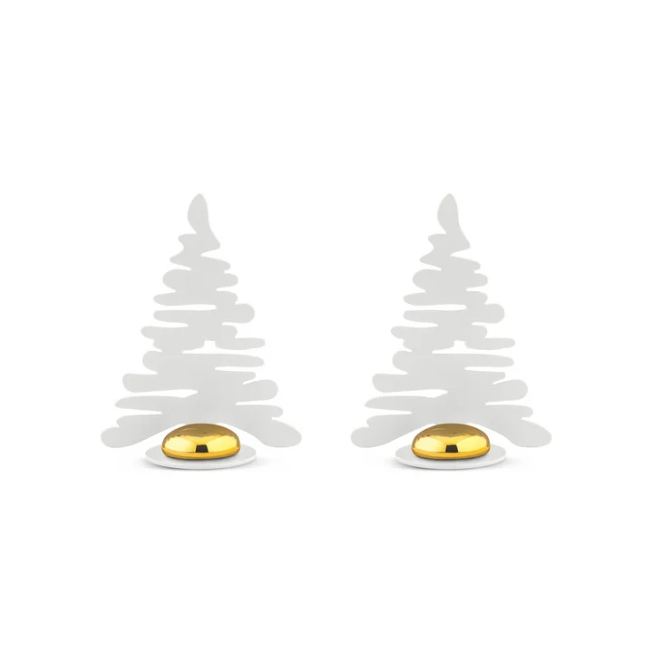 Bark for Christmas Tischkartenhalter (2er-Set) von Alessi in weiß