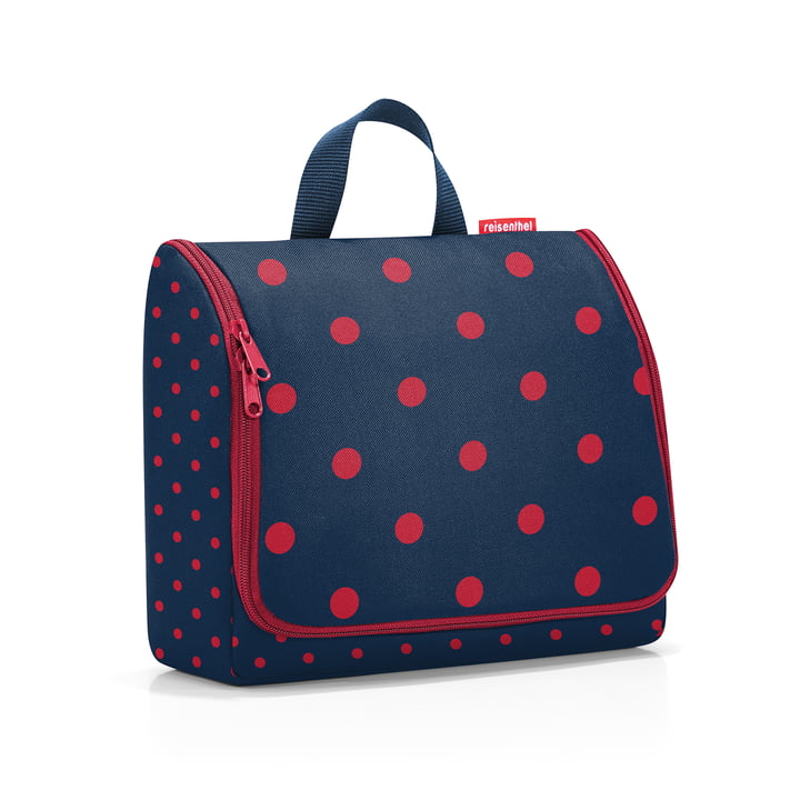 toiletbag XL von reisenthel in mixed dots rot (Limited Edition)