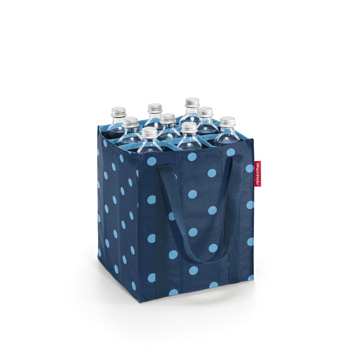 bottlebag von reisenthel in mixed dots blau (Limited Edition)