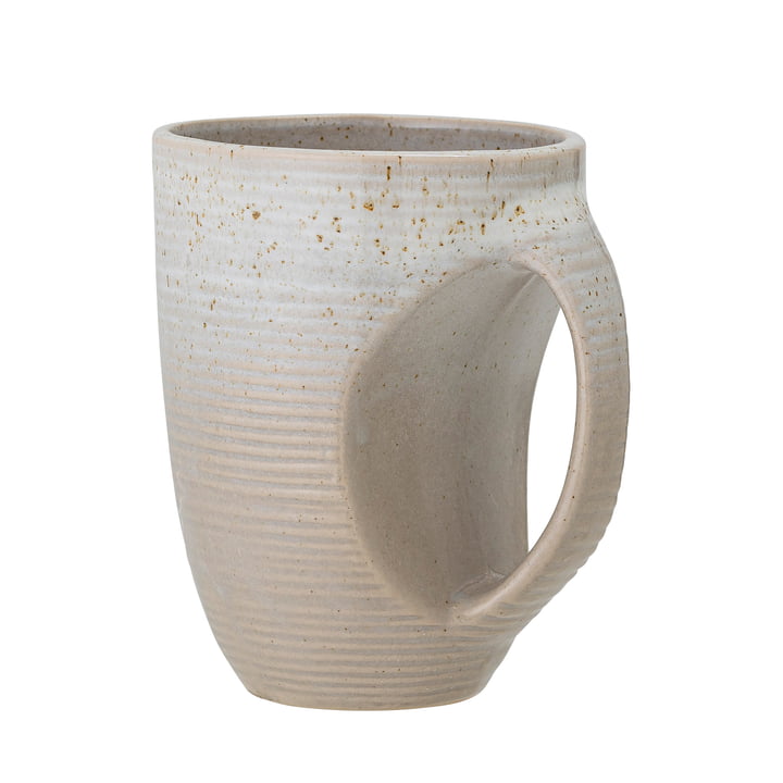 Taupe Becher von Bloomingville in crémeweiß