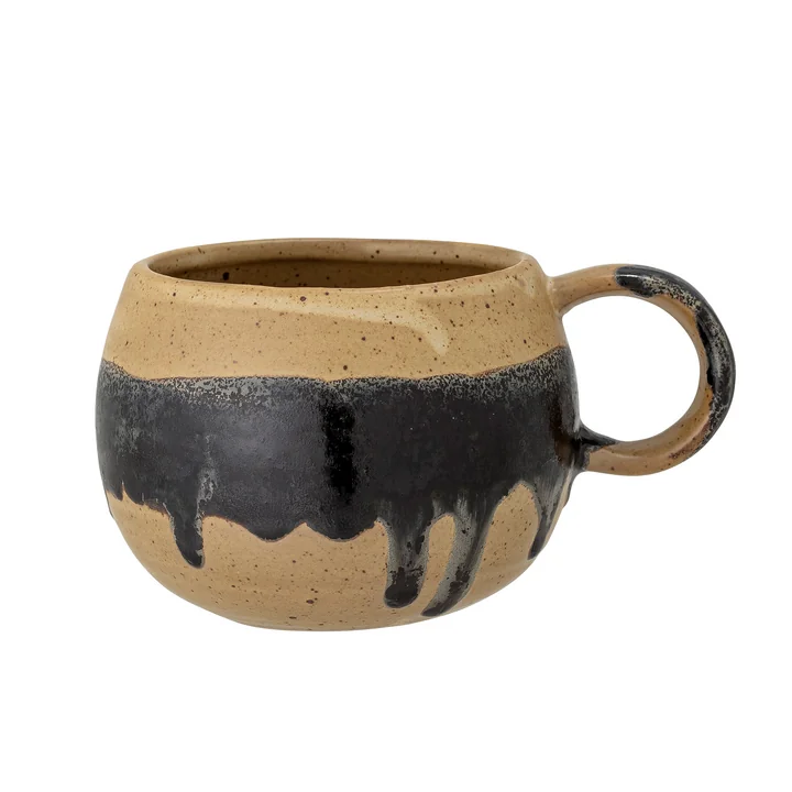 Solange Becher von Bloomingville in schwarz / beige