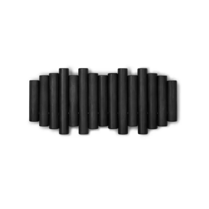 Picket Wandgarderobe von Umbra in Kiefer schwarz