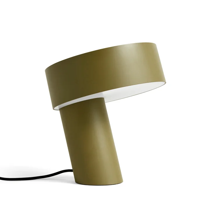 Slant Tischleuchte von HAY in 28 cm in der Farbe khaki
